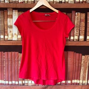 Paraphrase S Classic reddish pink scoop neck tshirt